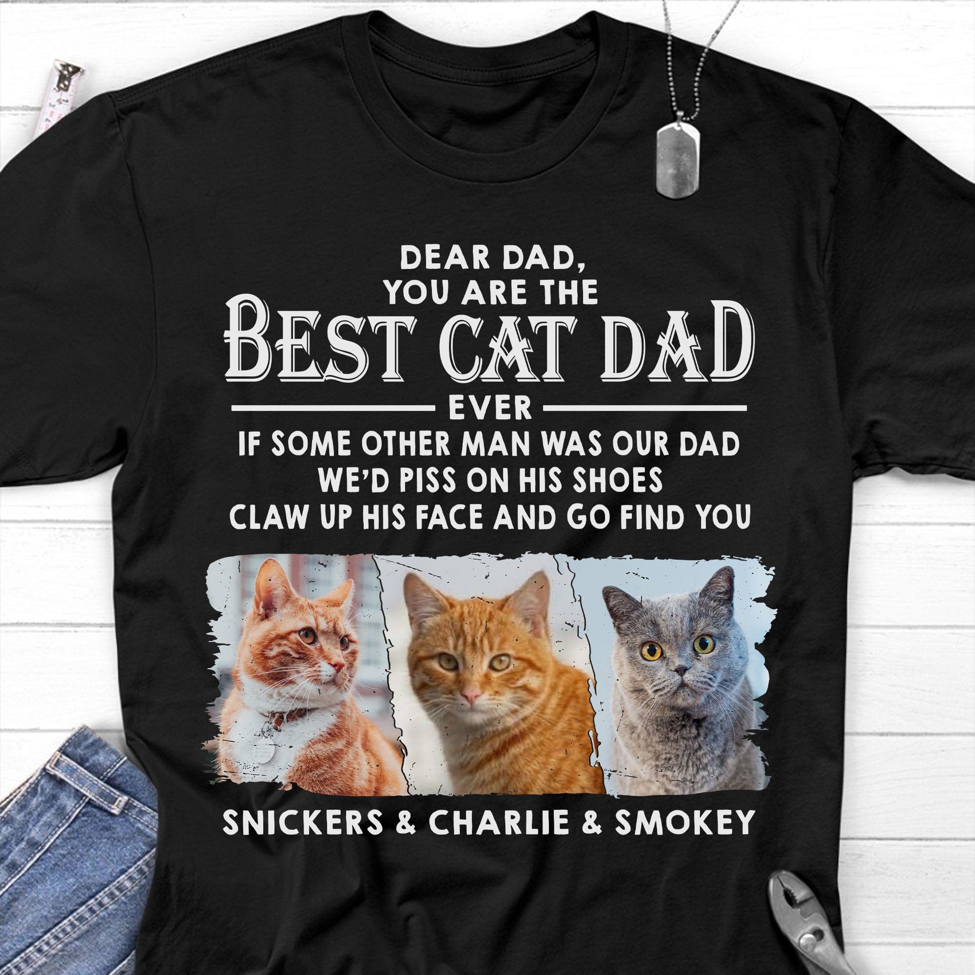 Cats Go Find You Personalized Custom Photo Cat Shirt C606