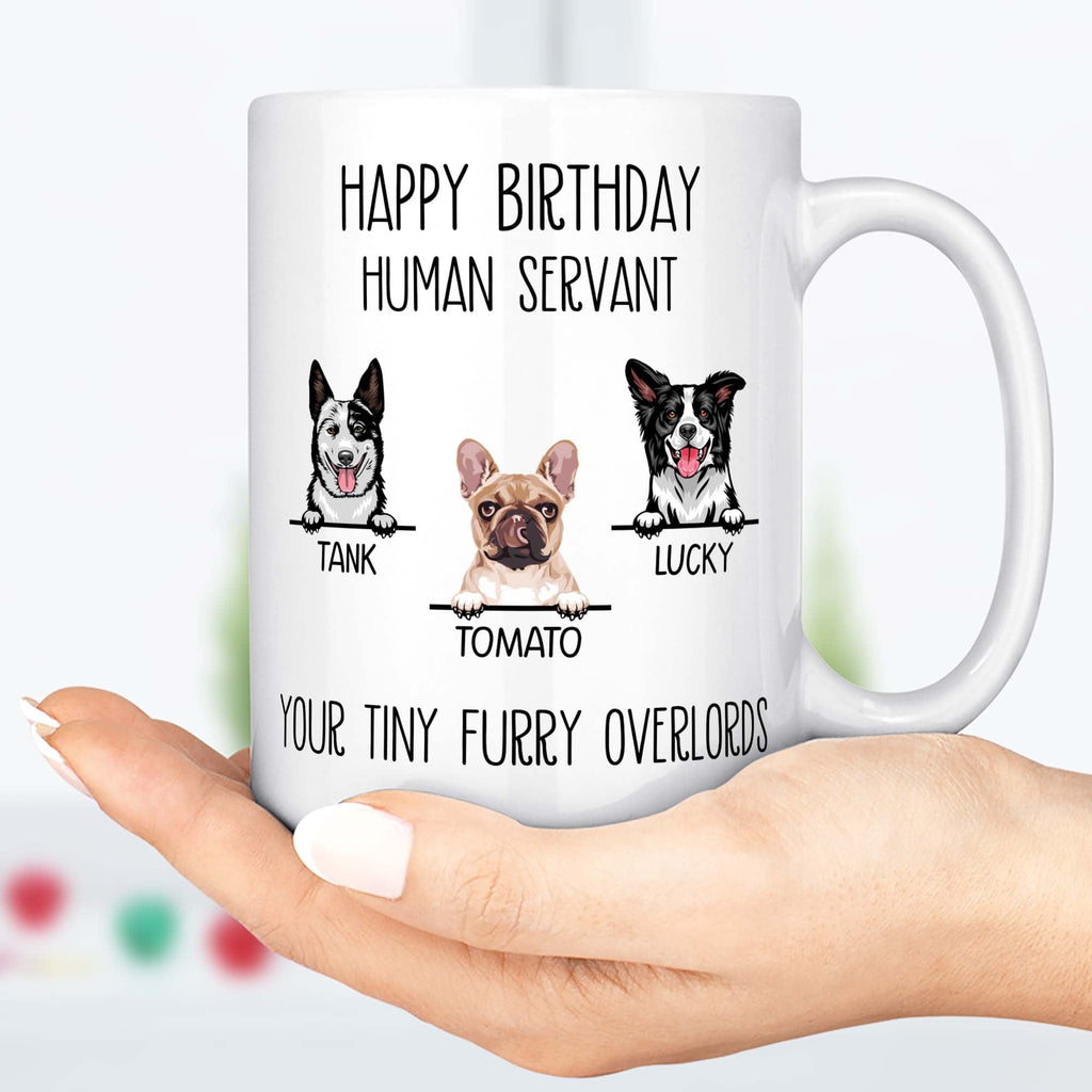 Human Servant Personalized Custom Dog Mug C334