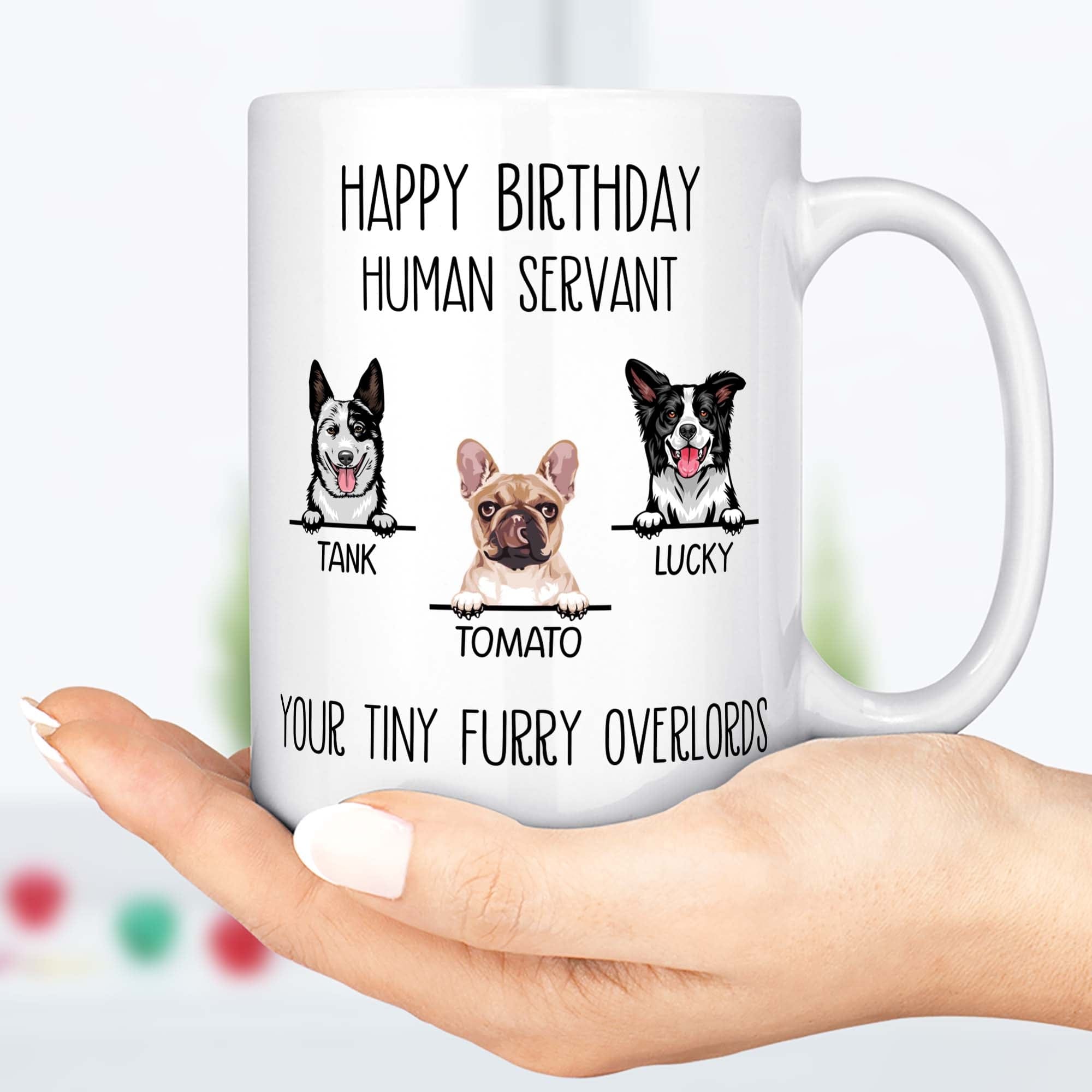 Human Servant Personalized Custom Dog Mug C334