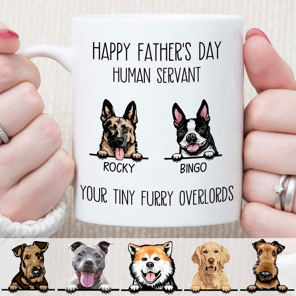 Human Servant Personalized Custom Dog Mug C334