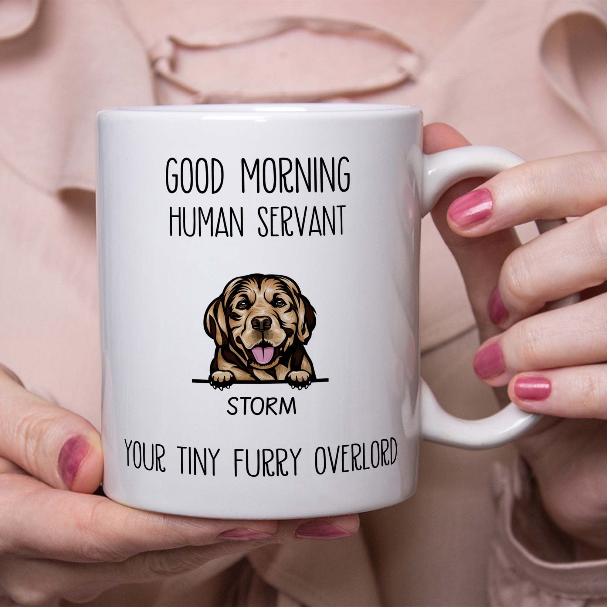 Human Servant Personalized Custom Dog Mug C334