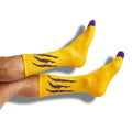 Gold Scratch Casual Socks