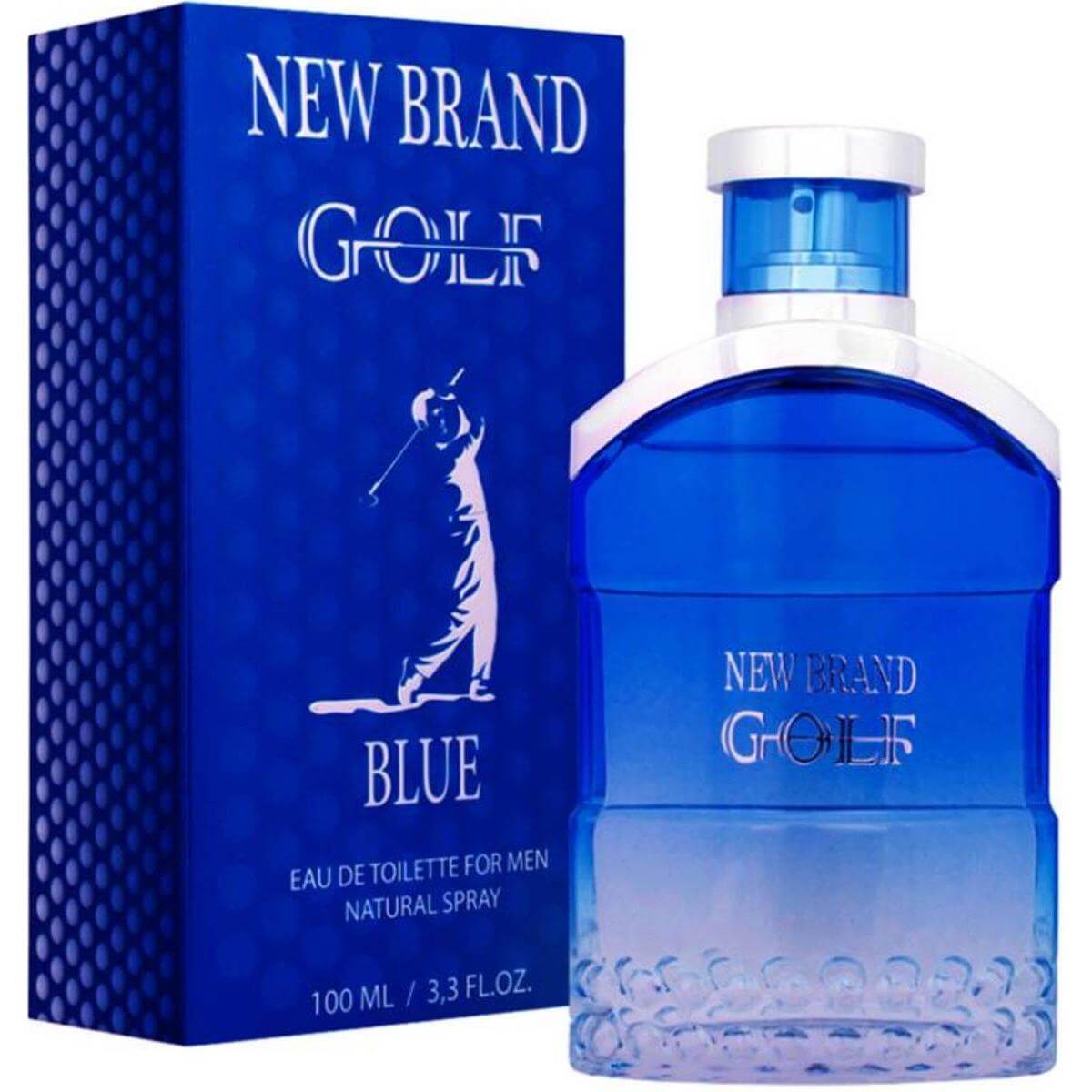 New Brand Golf Blue for Men EDT Spray 3.3 oz