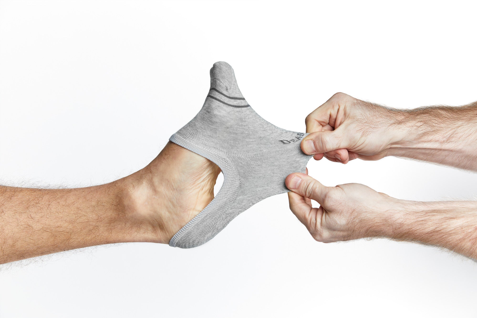 Grey Cotton No Show