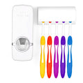 Home Automatic Toothpaste Dispenser + 5 Toothbrush Holder Set