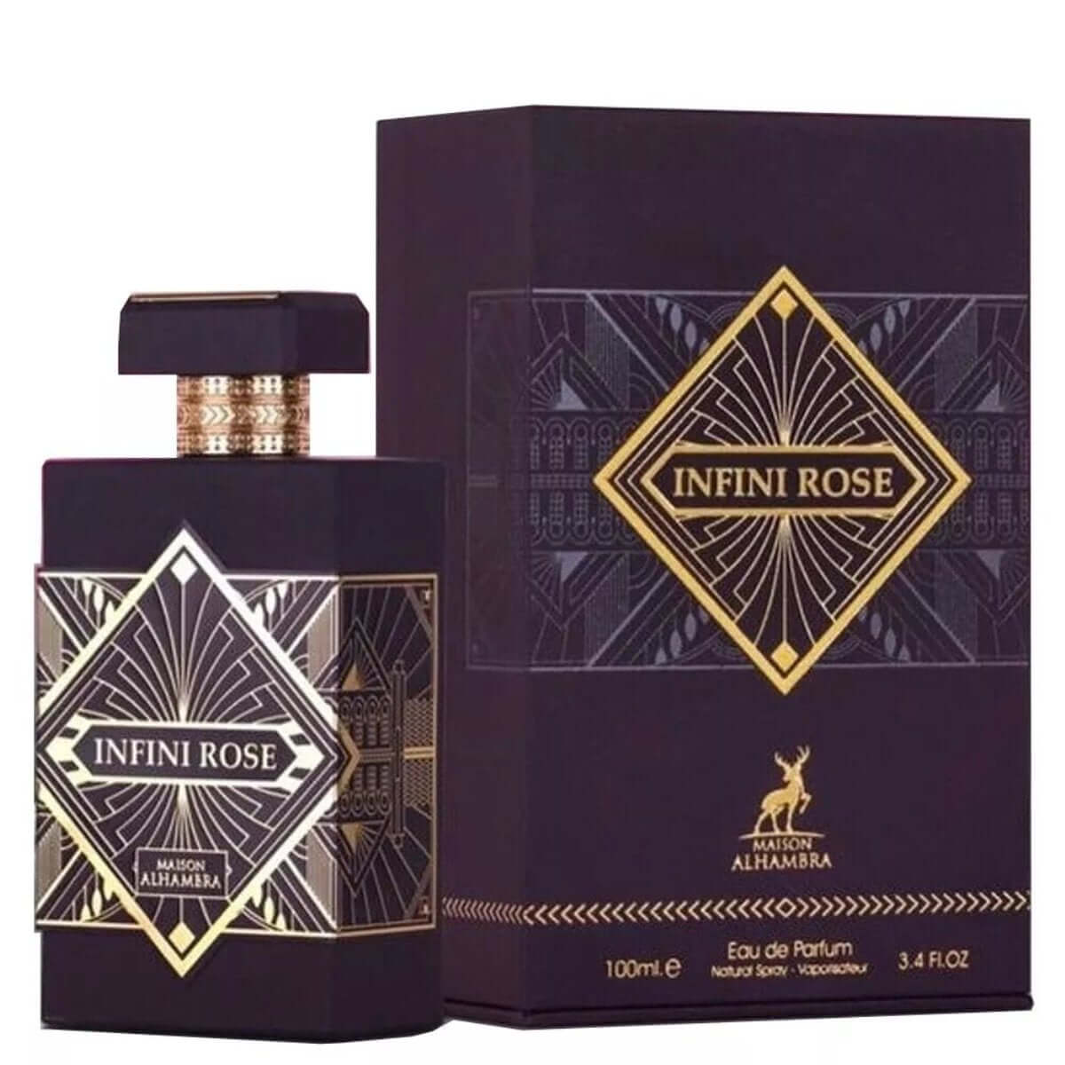 Maison Alhambra Infini Rose Unisex Eau De Parfum Spray 3.4 oz