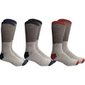 Insulated Thermal Cotton Cold Weather Crew Socks for Men or Women -3_Pack-Women