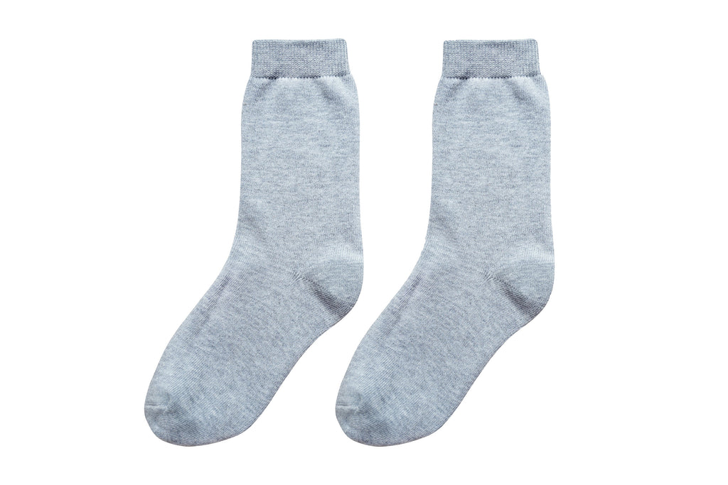 tittimitti® Kids 98% Organic Cotton Crew Socks 5-Pack – Breathable Everyday & School Socks for Boys & Girls (Soft, Durable, Stretch Fit)