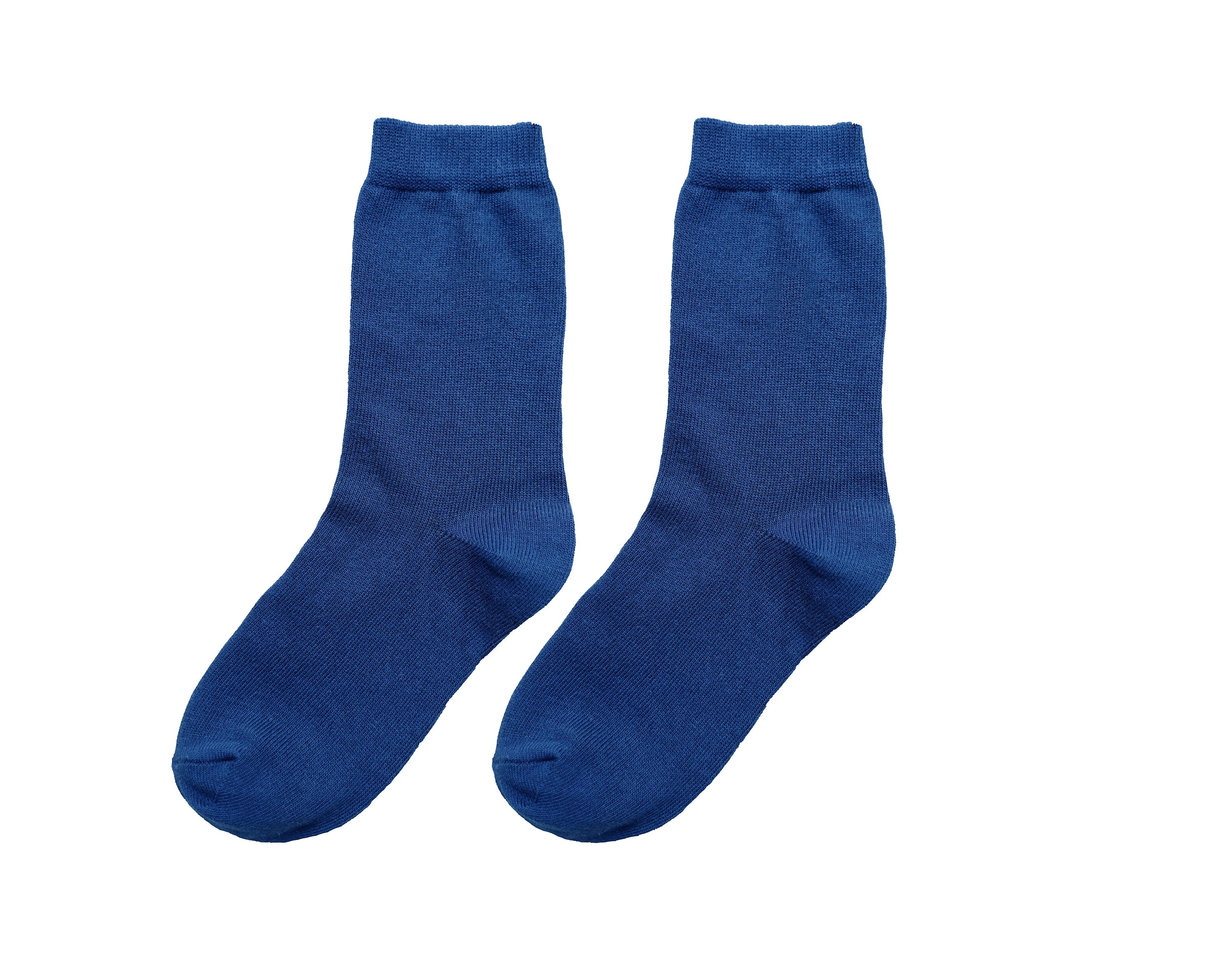 tittimitti® Kids 98% Organic Cotton Crew Socks 5-Pack – Breathable Everyday & School Socks for Boys & Girls (Soft, Durable, Stretch Fit)