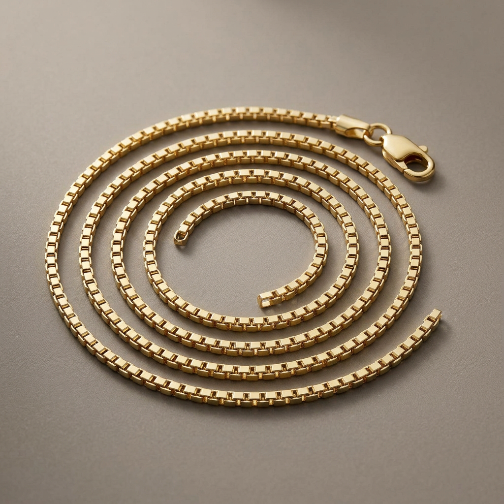 14k Yellow Gold Ice Chain 1.3mm