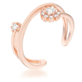 Avera Krista 0.25ct Cubic Zirconia Abstract Wrap Ring