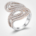 Avera Serina 1ct Cubic Zirconia Pave Circle Ring