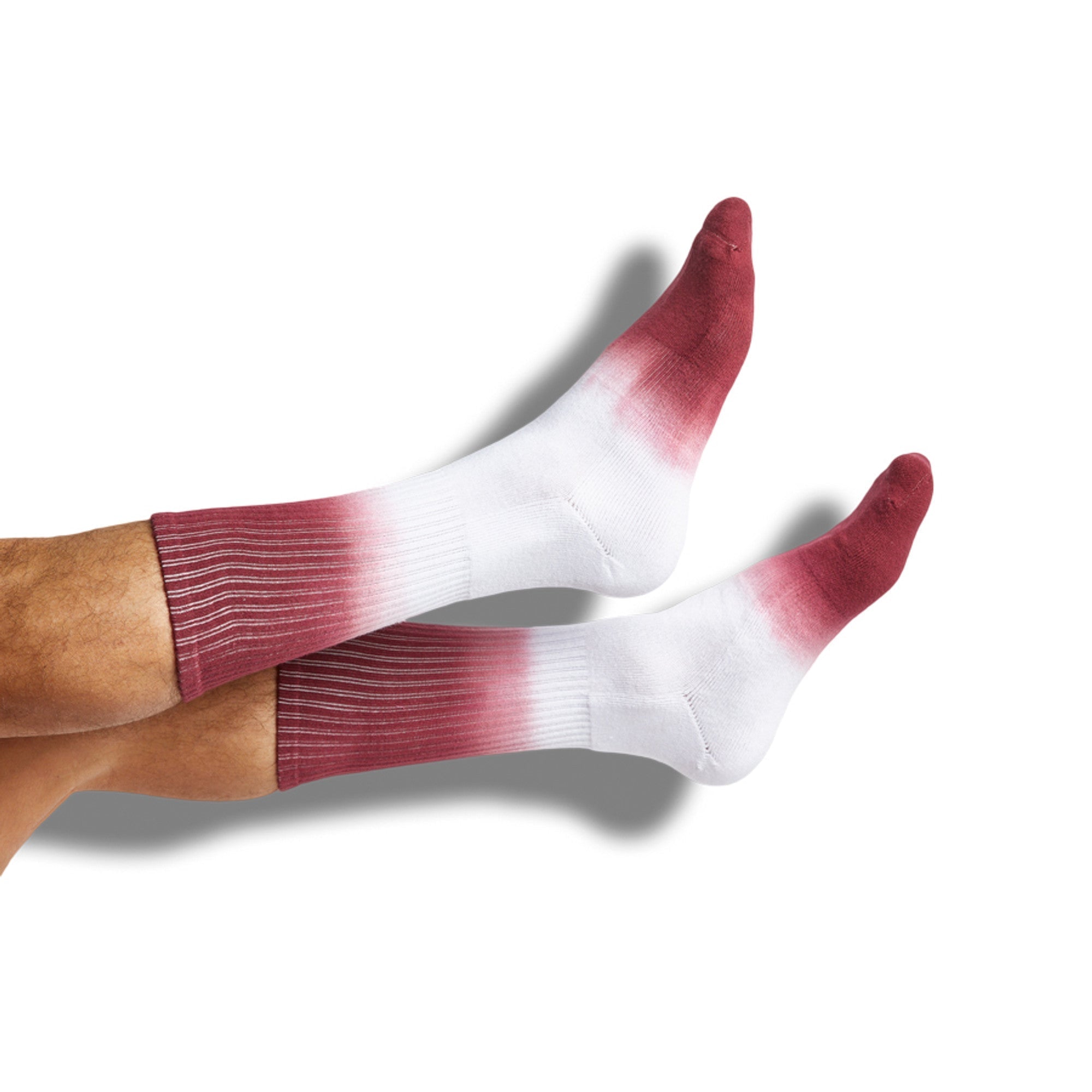 Maroon Dip Casual Socks