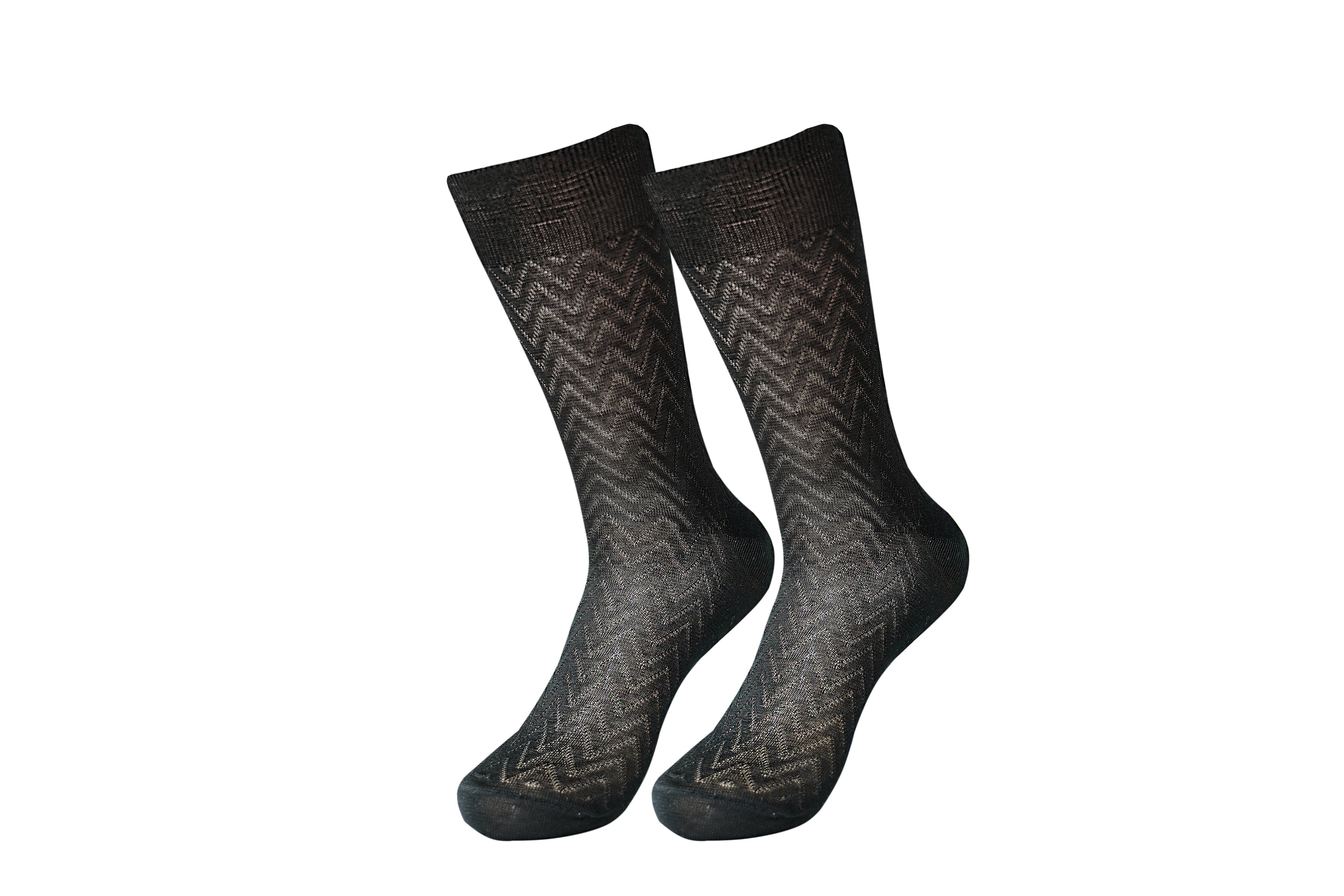tittimitti® 100% Mercerized "Filo di Scozia" Cotton Men's Dress & Trouser Socks. 3-Pack. Made in Italy