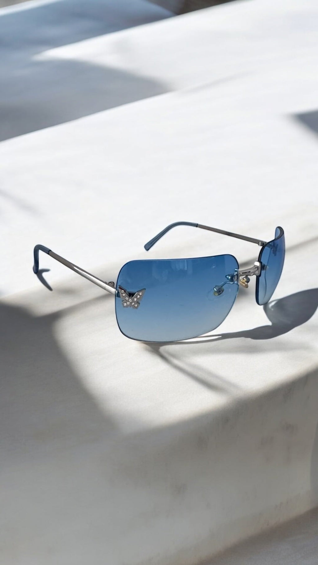 Papillon Silver Sunglasses