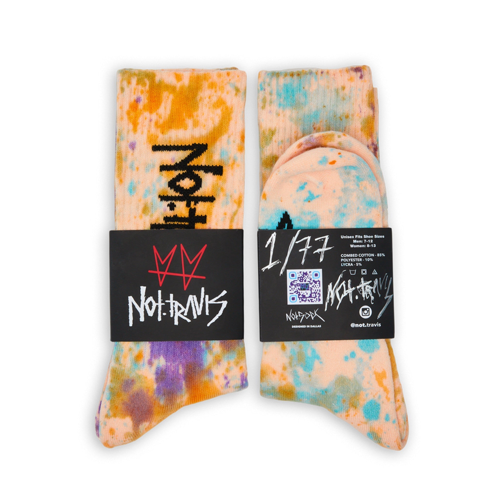 Not.Travis Collab - Peach Tie Dye - 1/77