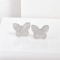 Pave Butterfly Studs