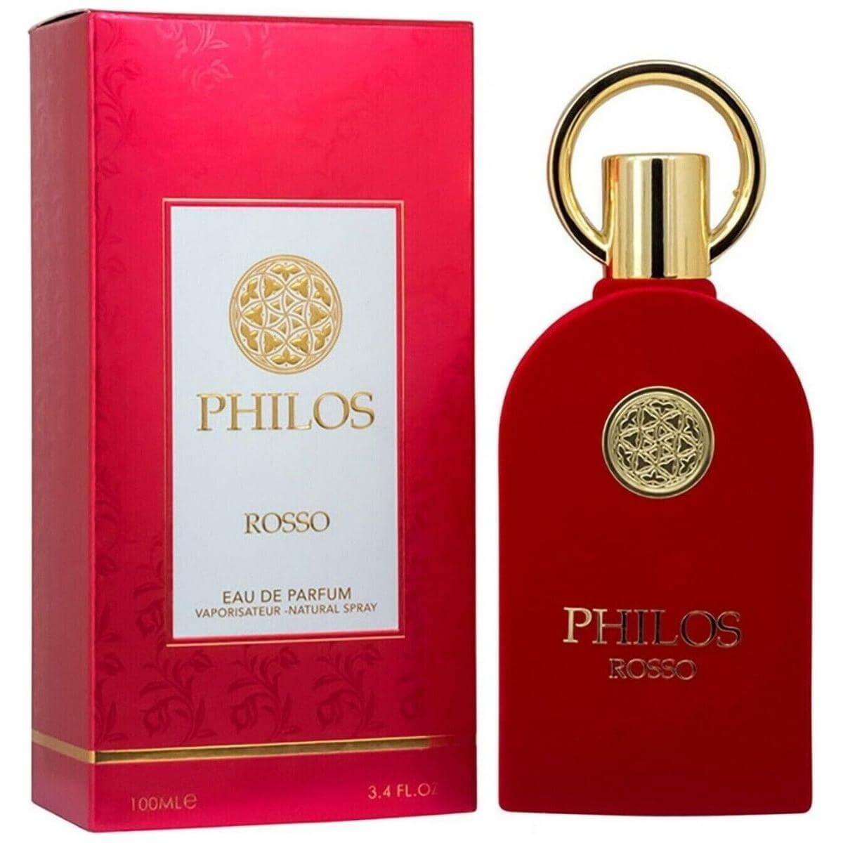 Maison Alhambra Philos Rosso Eau De Parfum Spray for Men 3.4 oz