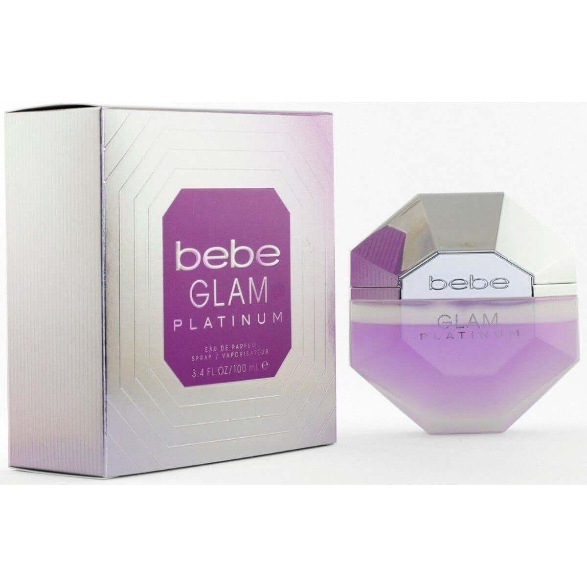 Bebe Glam Platinum by Bebe Perfume for Women EDP 3.4 oz