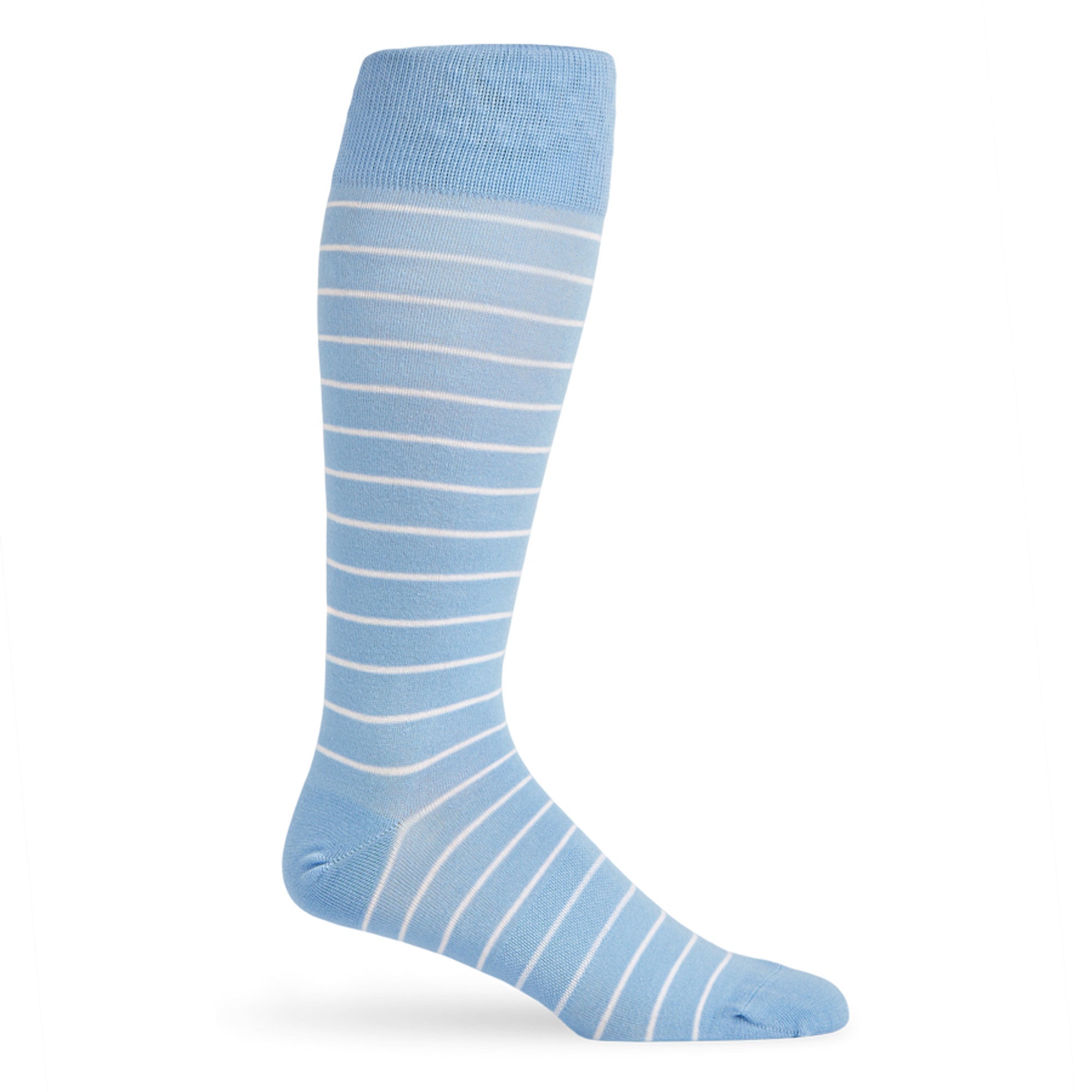 Powder Blue Wide Stripe