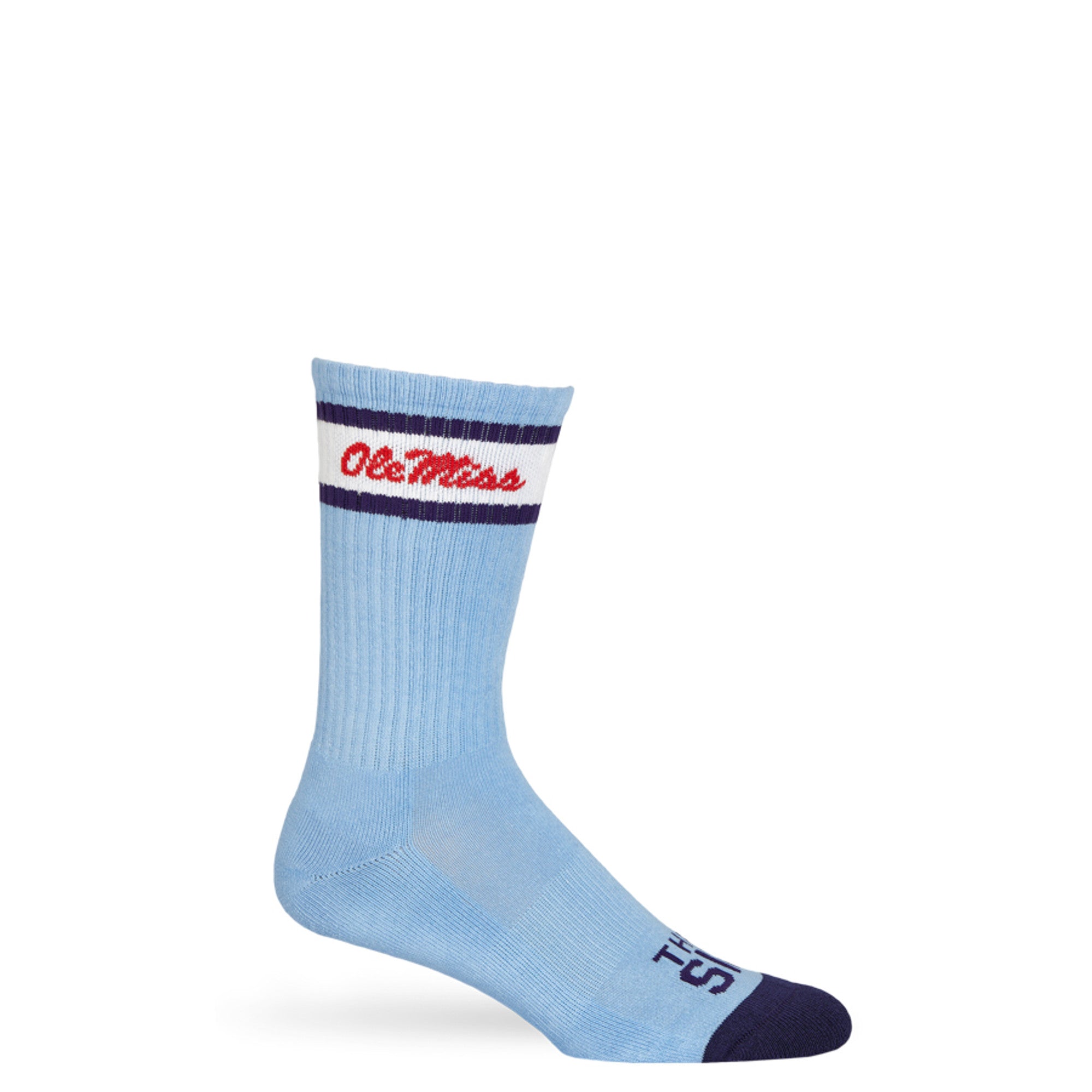 Powder Retro Script Casual Crew Socks