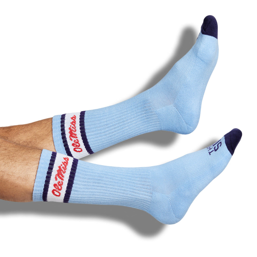 Powder Retro Script Casual Crew Socks