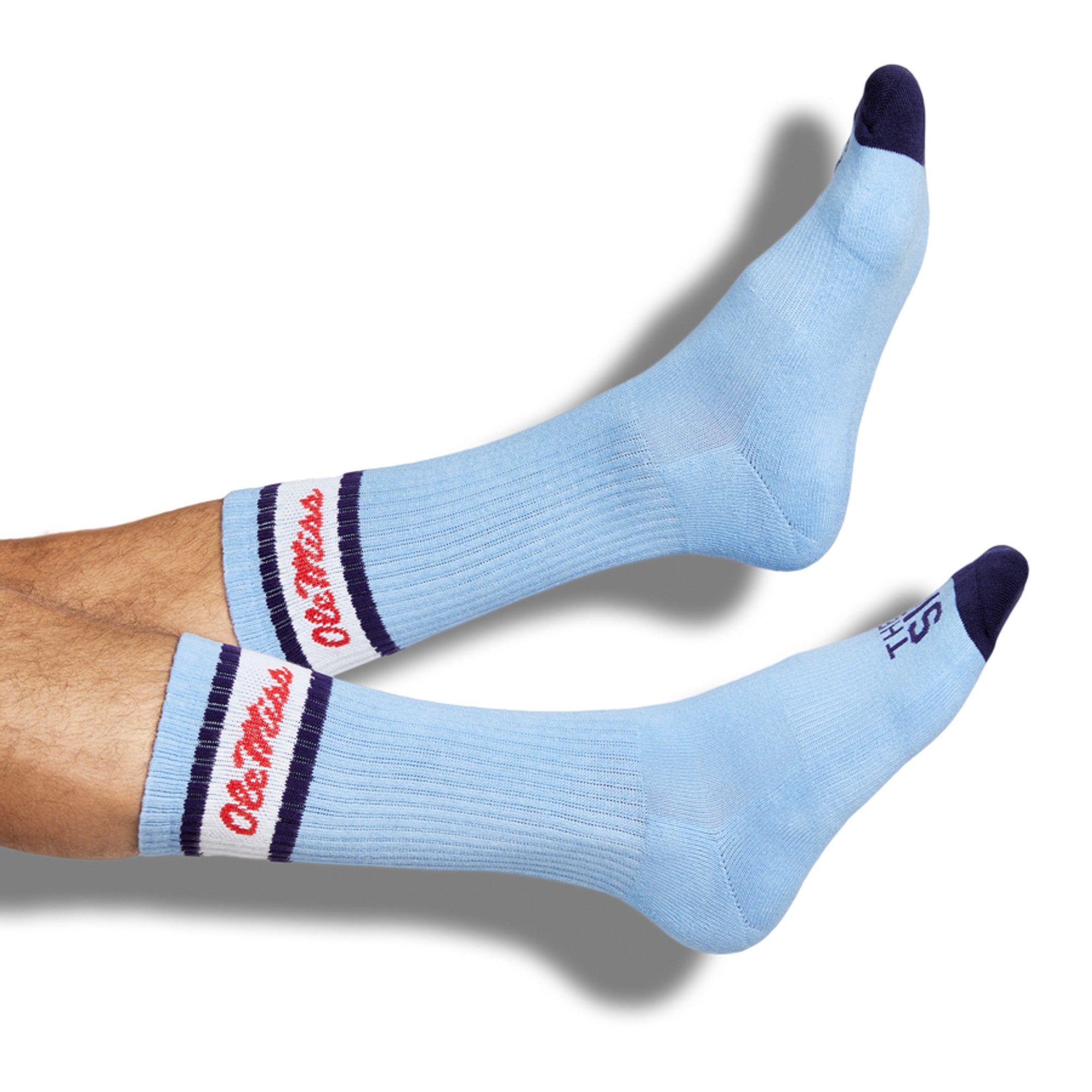 Powder Retro Script Casual Crew Socks
