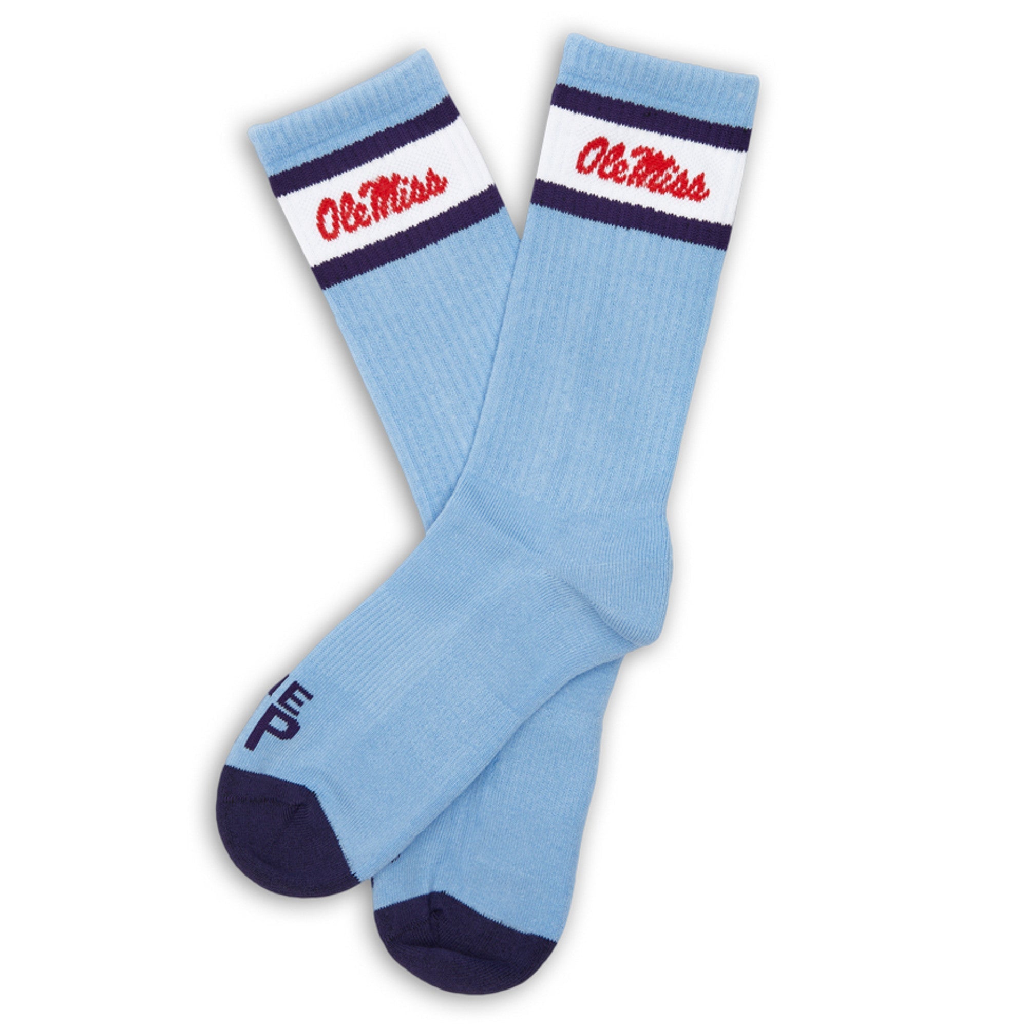 Powder Retro Script Casual Crew Socks