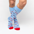 Powder Script Ole Miss Dress Socks