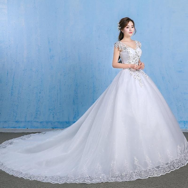 Wedding Dress With Elegant Appliques Gown EDW12