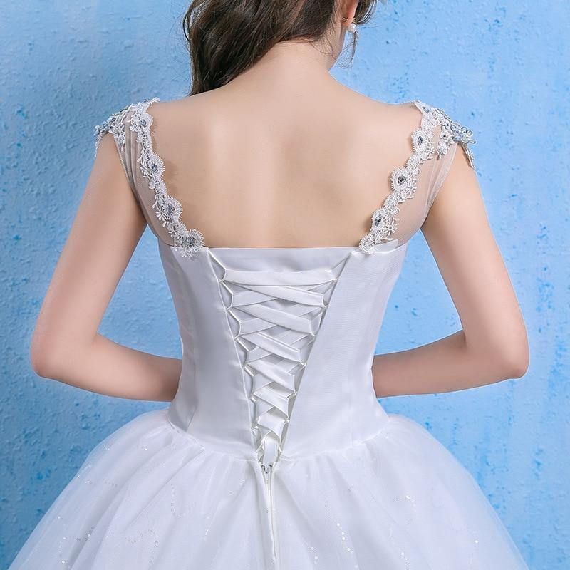 Wedding Dress With Elegant Appliques Gown EDW12