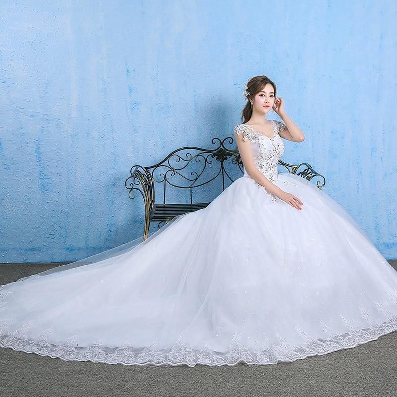 Wedding Dress With Elegant Appliques Gown EDW12