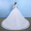 Wedding Dress With Elegant Appliques Gown EDW12