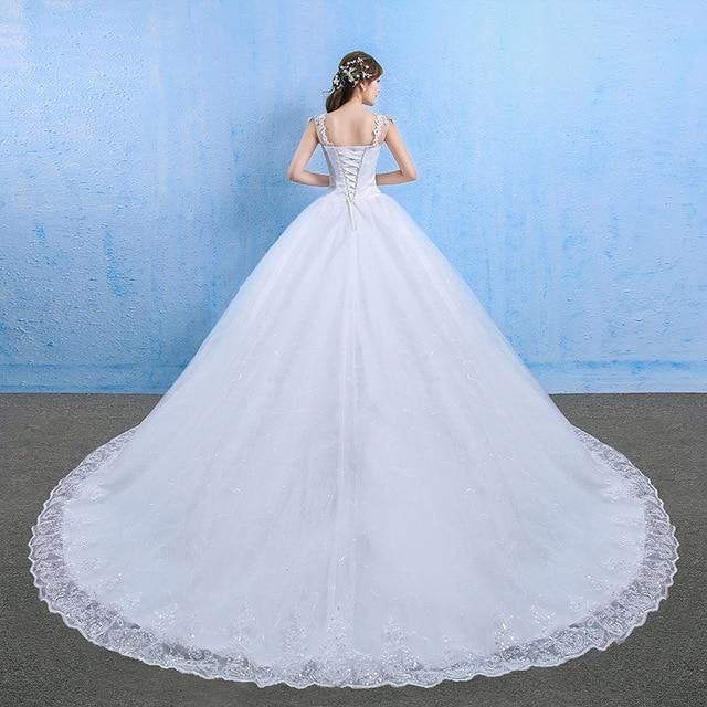 Wedding Dress With Elegant Appliques Gown EDW12