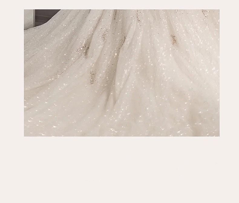 Luxury Wedding Dresses with Crystal Beads