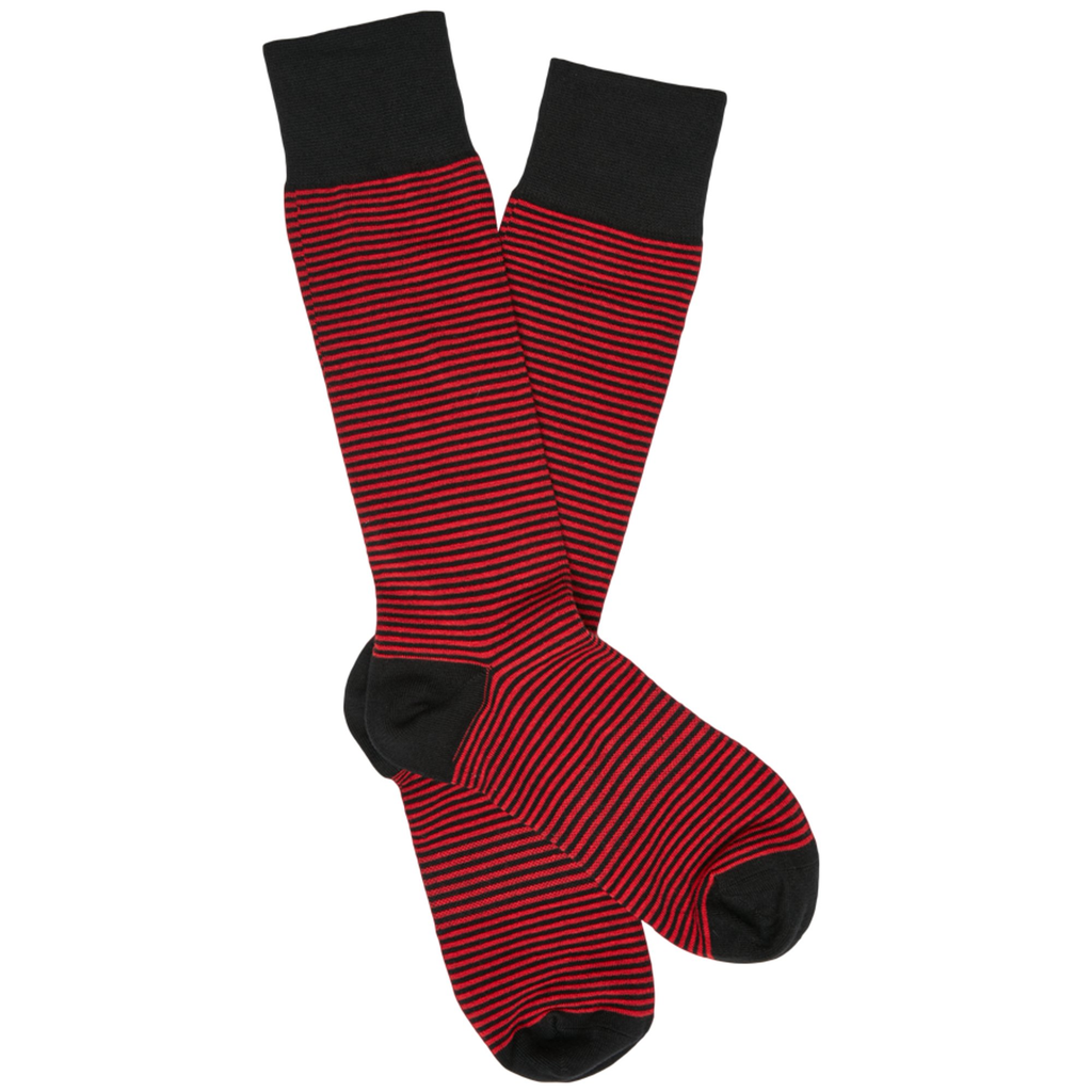 Red and Black - Mini Stripe