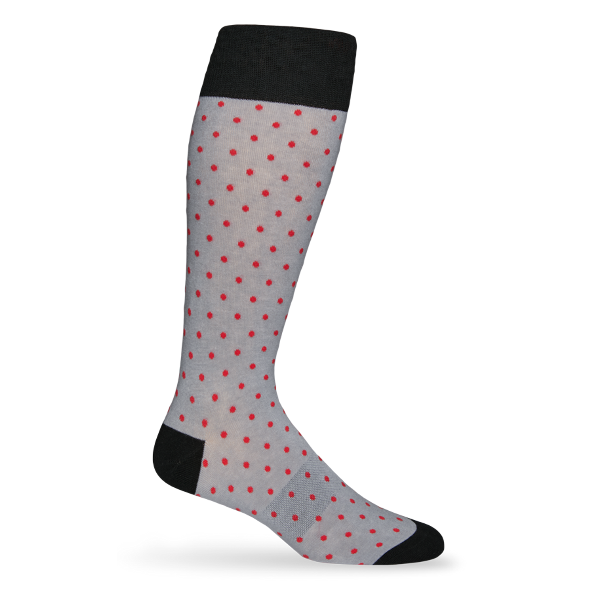 Red and Black - Small Dot Socks