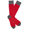 Red and Black - Wide Stripe