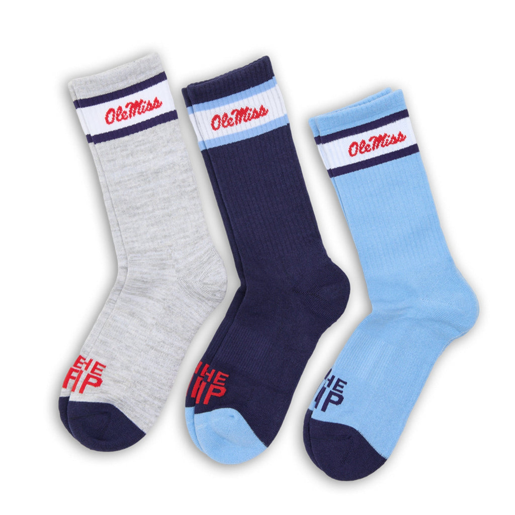 Retro Script Casual Crew 3-Pack
