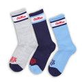 Retro Script Casual Crew 3-Pack
