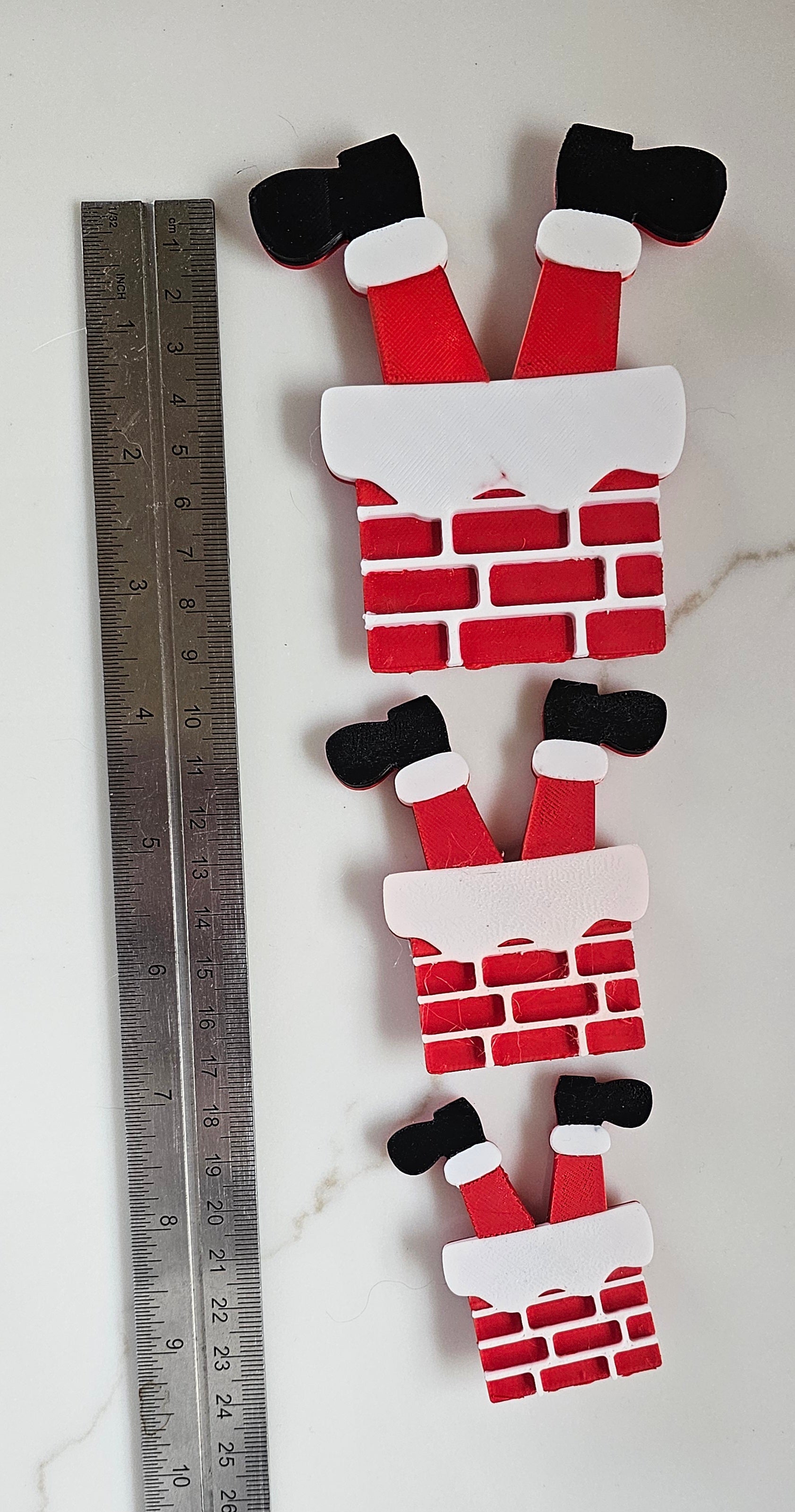 set of 2 Santa Elf I Know Him Hat Magnets Christmas Made in America Choice of Sizes