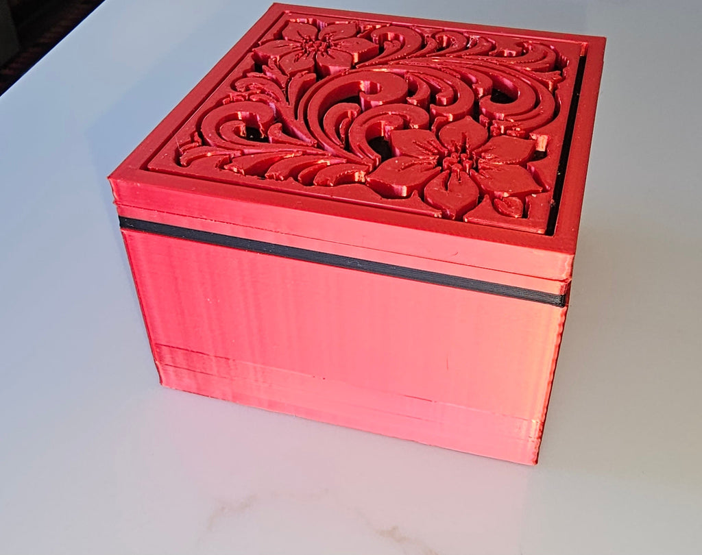 Baha Ranch 3D Tooled Gift Box - choice of colors and sizes