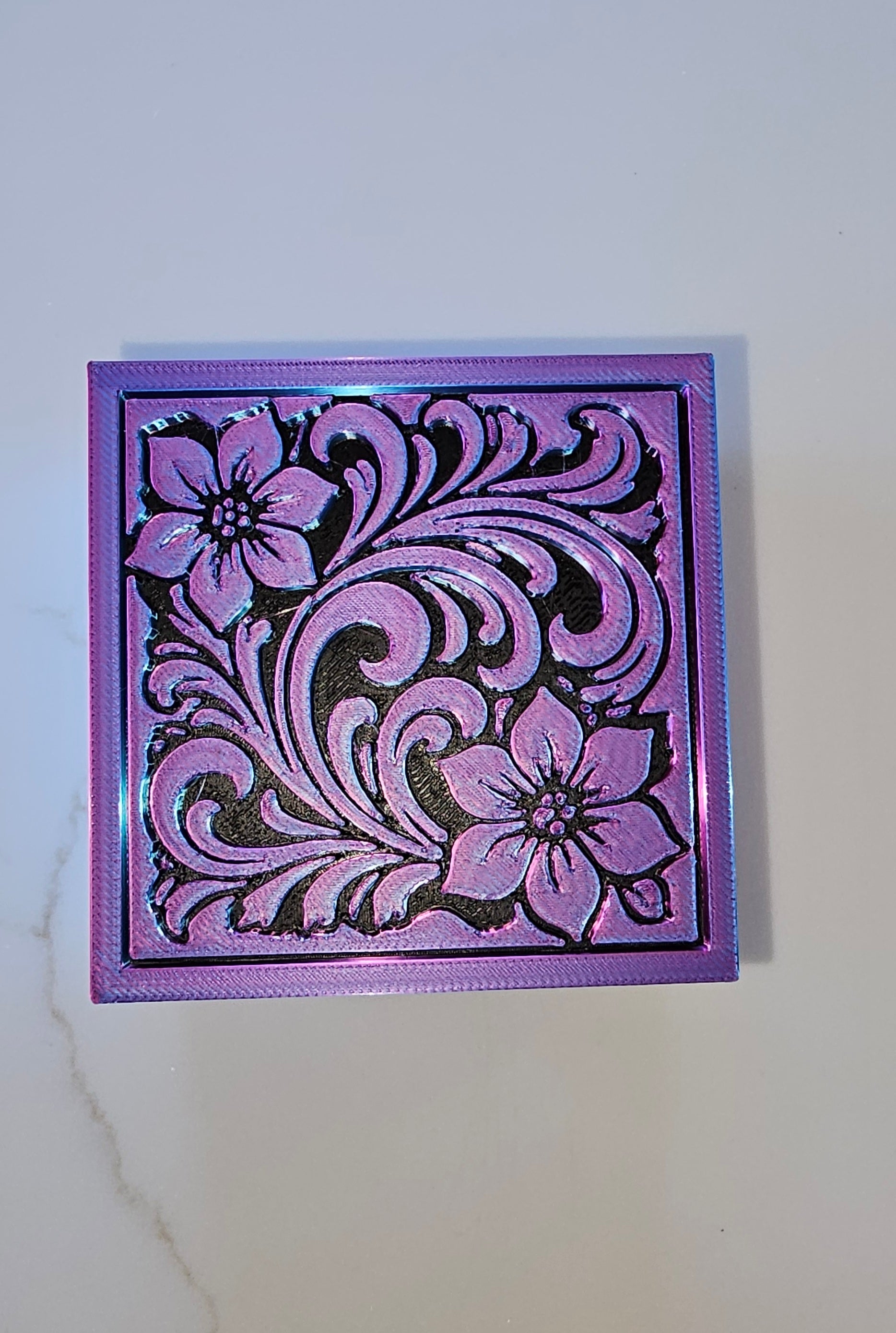 Baha Ranch 3D Tooled Gift Box - choice of colors and sizes