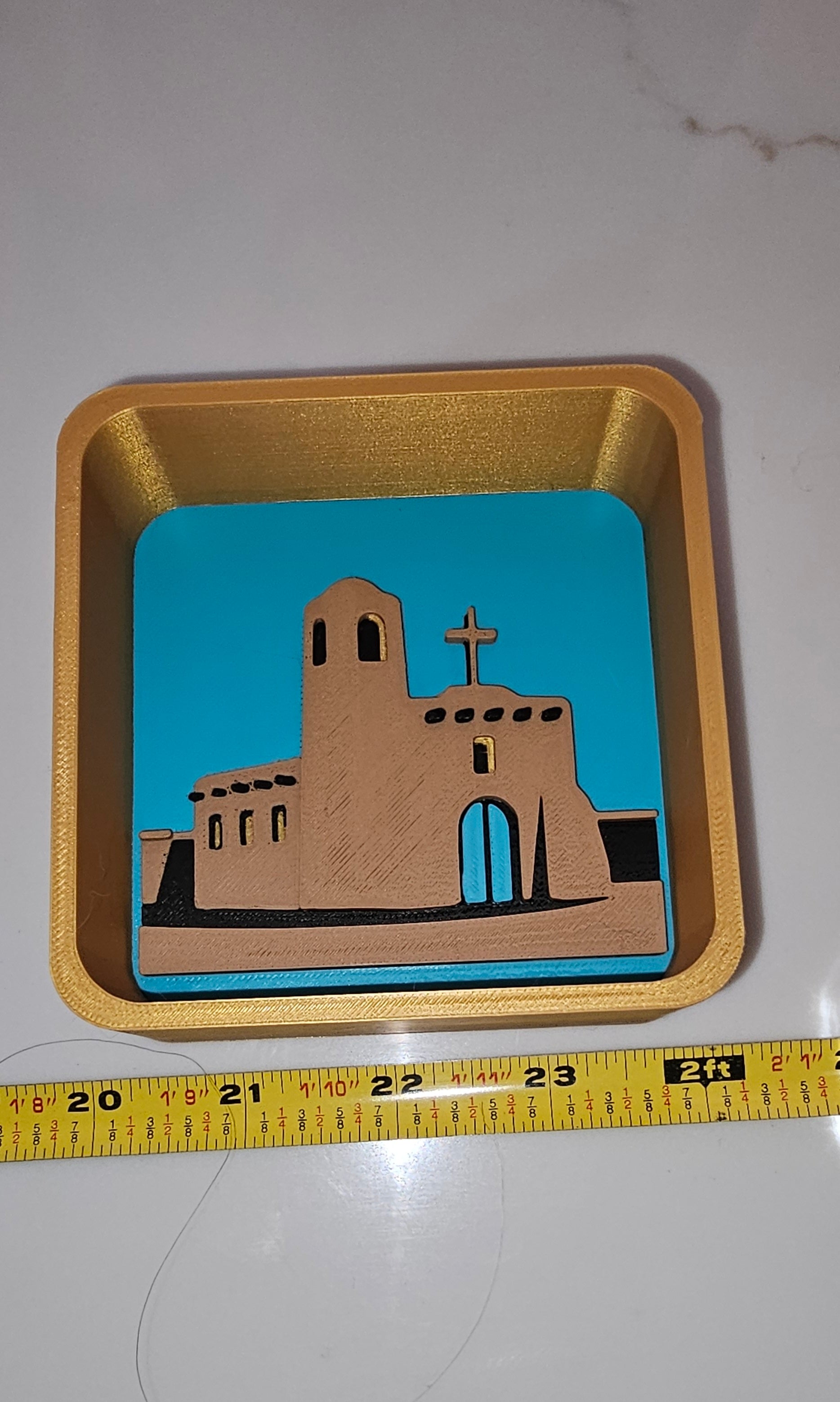 3d New Mexico Adobe Display Accessory Trinket Tray Box Choice of styles