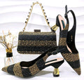 Ladies Shoes With Matching Bag Set- ED101