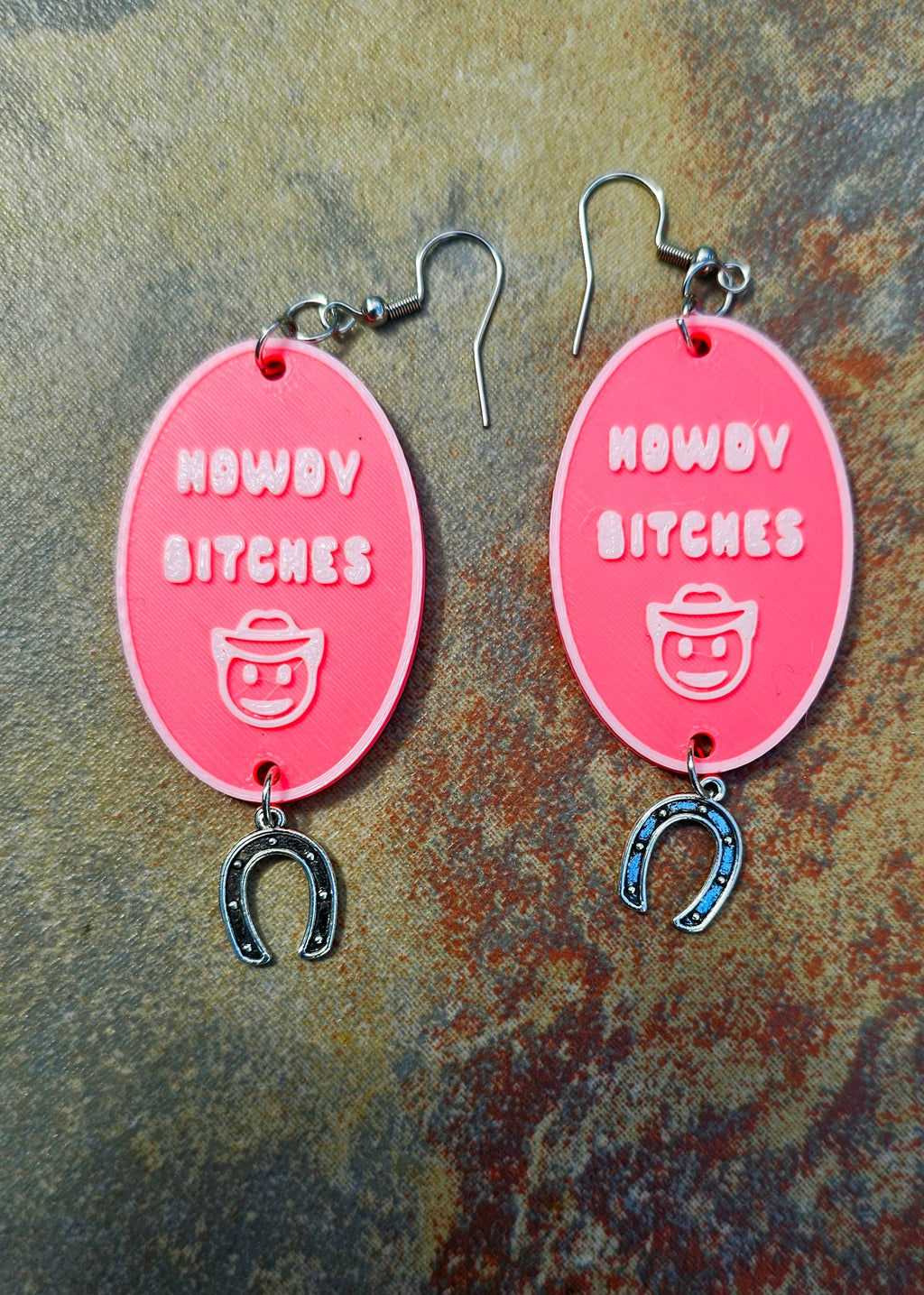 3D Printed Word Salad Earrings