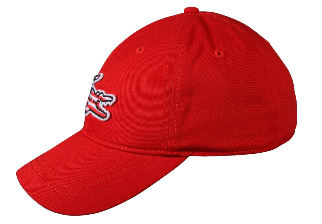 Lacoste Mens Big Croc USA Gabardine Cap