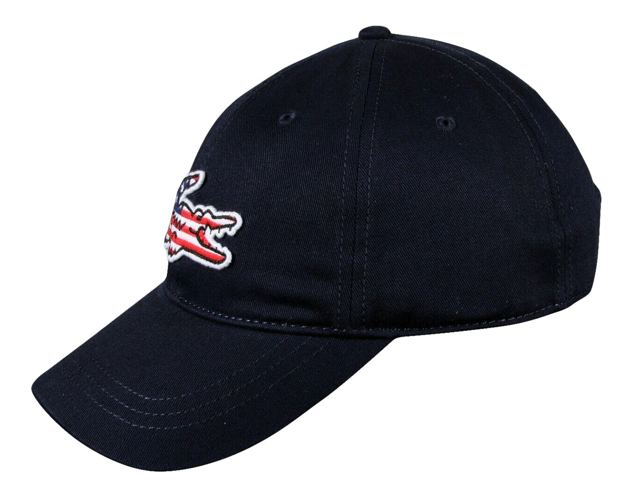 Lacoste Mens Big Croc USA Gabardine Cap