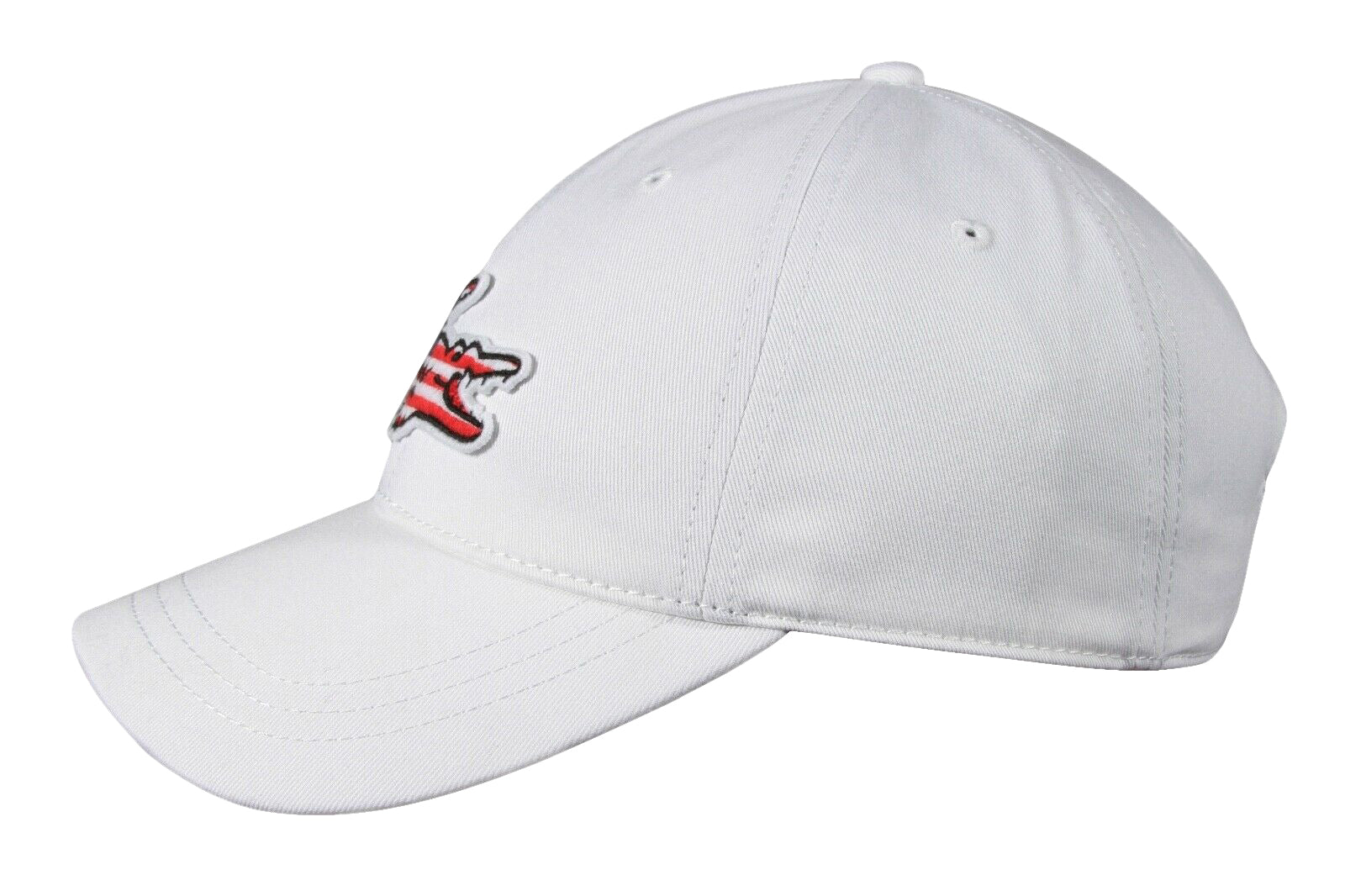 Lacoste Mens Big Croc USA Gabardine Cap