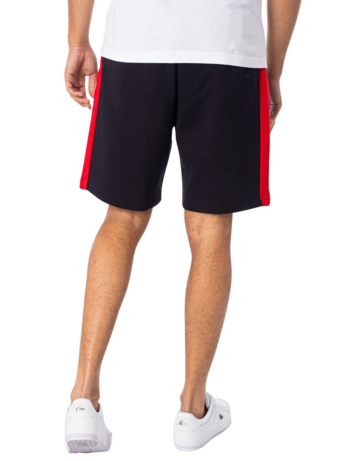 Lacoste Men's Regular Fit Cotton Fleece Colorblock Shorts